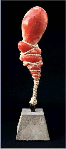 Contradiction 3 rotblatt stone sculpture